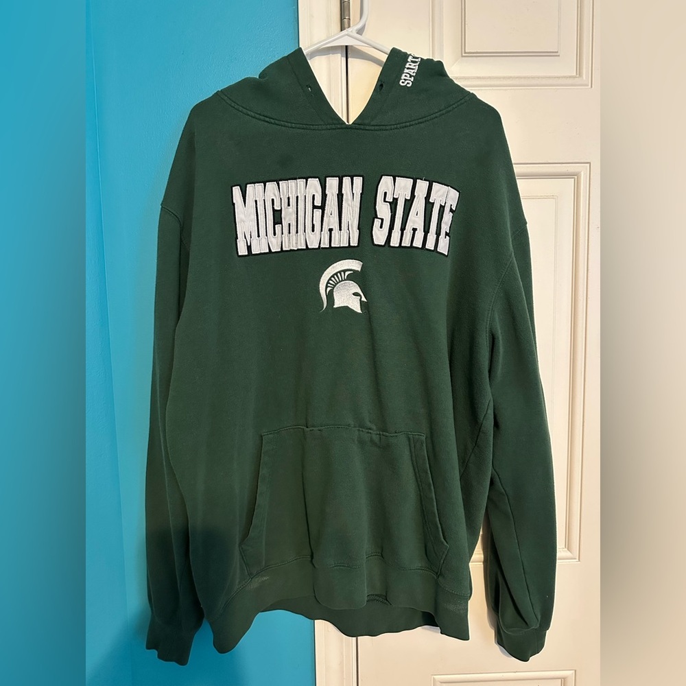Stadium Athletics Green Michigan State Men's Sweater